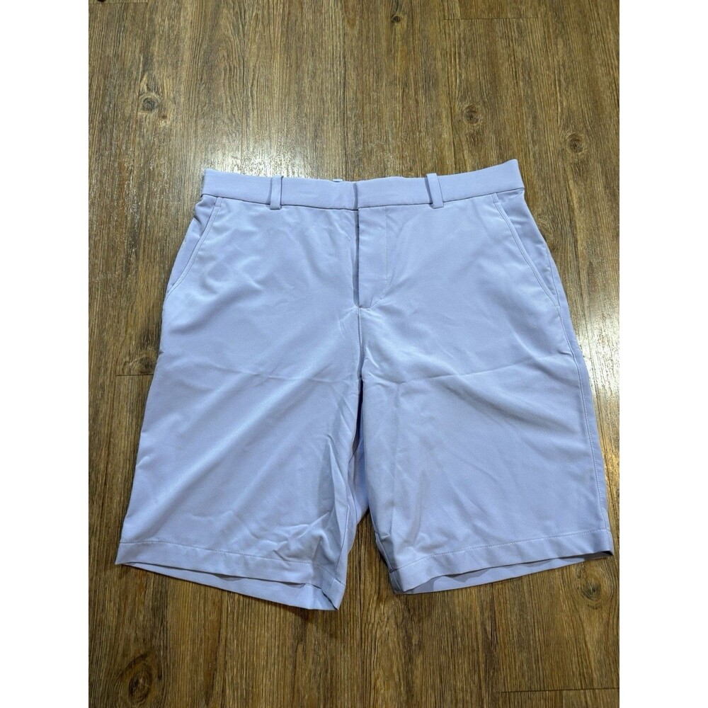 Nike Dri Fit Standard Fit Golf Shorts Men's Size 34 Purple Stretch CU9740-569